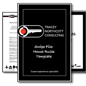 House Rules Swipe File template for Airbnb hosts by Tracey Northcott